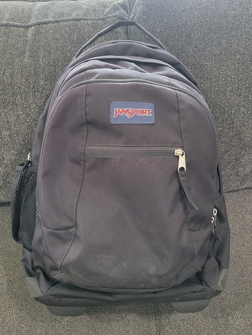JanSport Driver 8 Rolling Backpack - Wheeled Travel Bag with One Size, Black